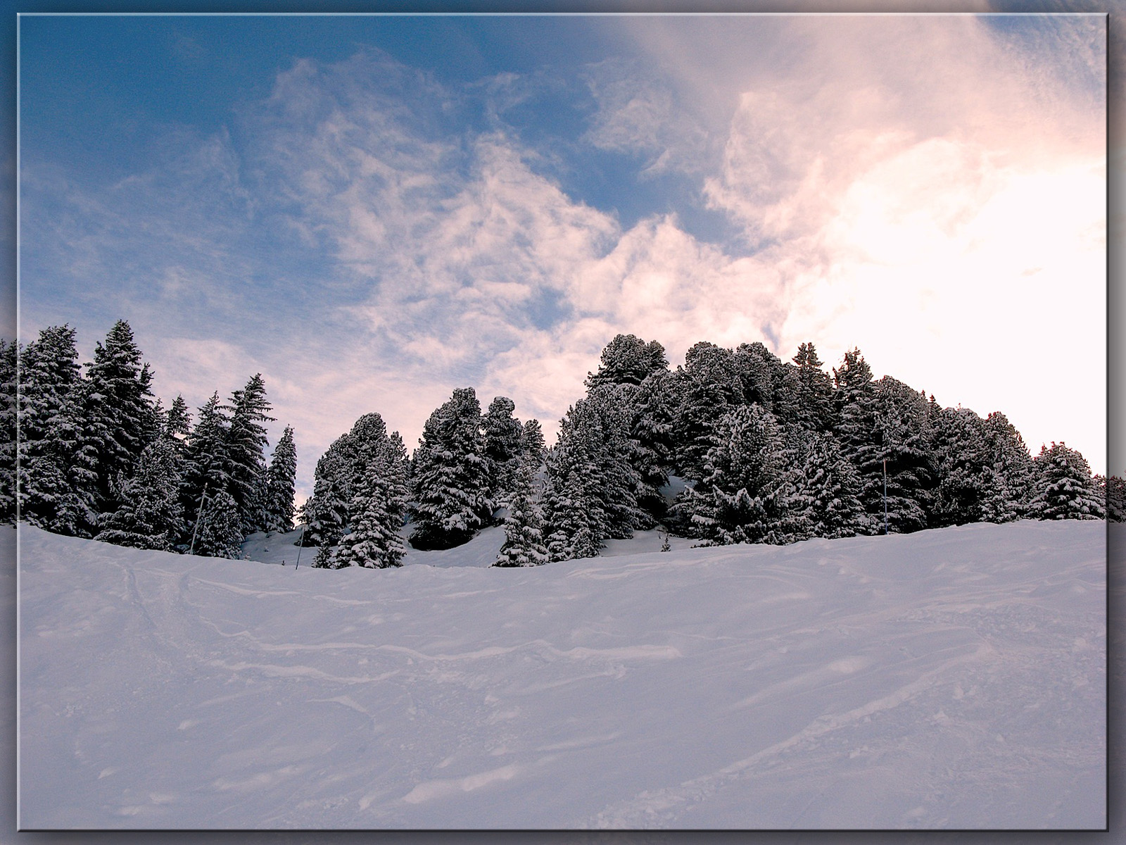 Wallpapers Nature Mountains Courchevel sous la neige