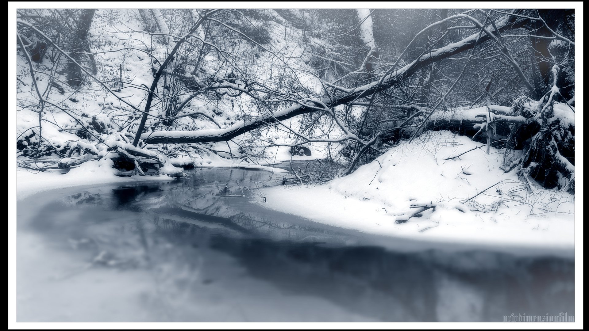 Fonds d'cran Nature Saisons - Hiver D'hiver, le froid et calme.