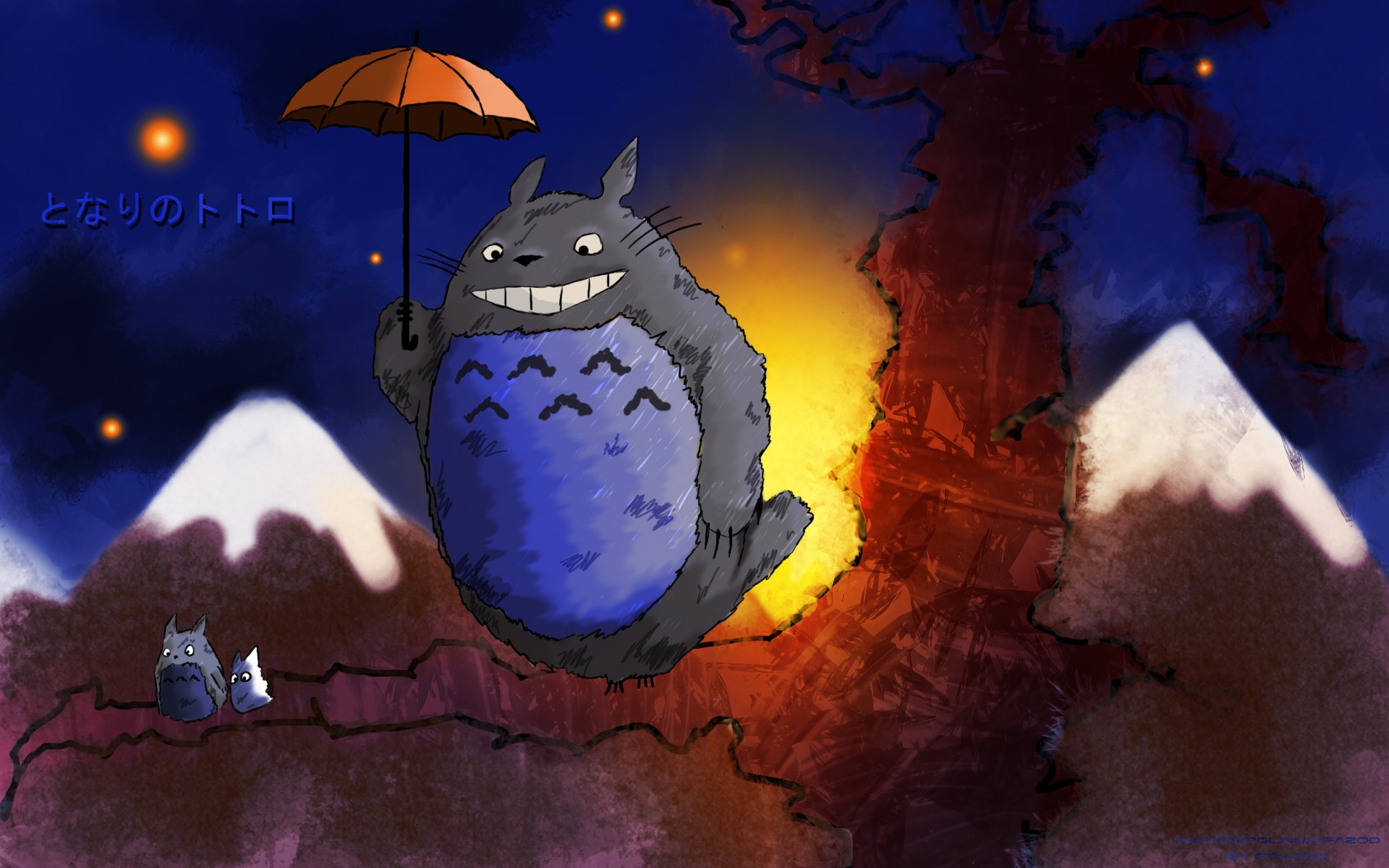 Wallpapers Cartoons My Neighbor Totoro Tonari no Totoro