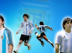 Fonds d'cran Sports - Loisirs messi & maradona