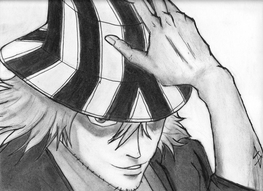 Fonds d'cran Art - Crayon Manga - Bleach kisuke urahara