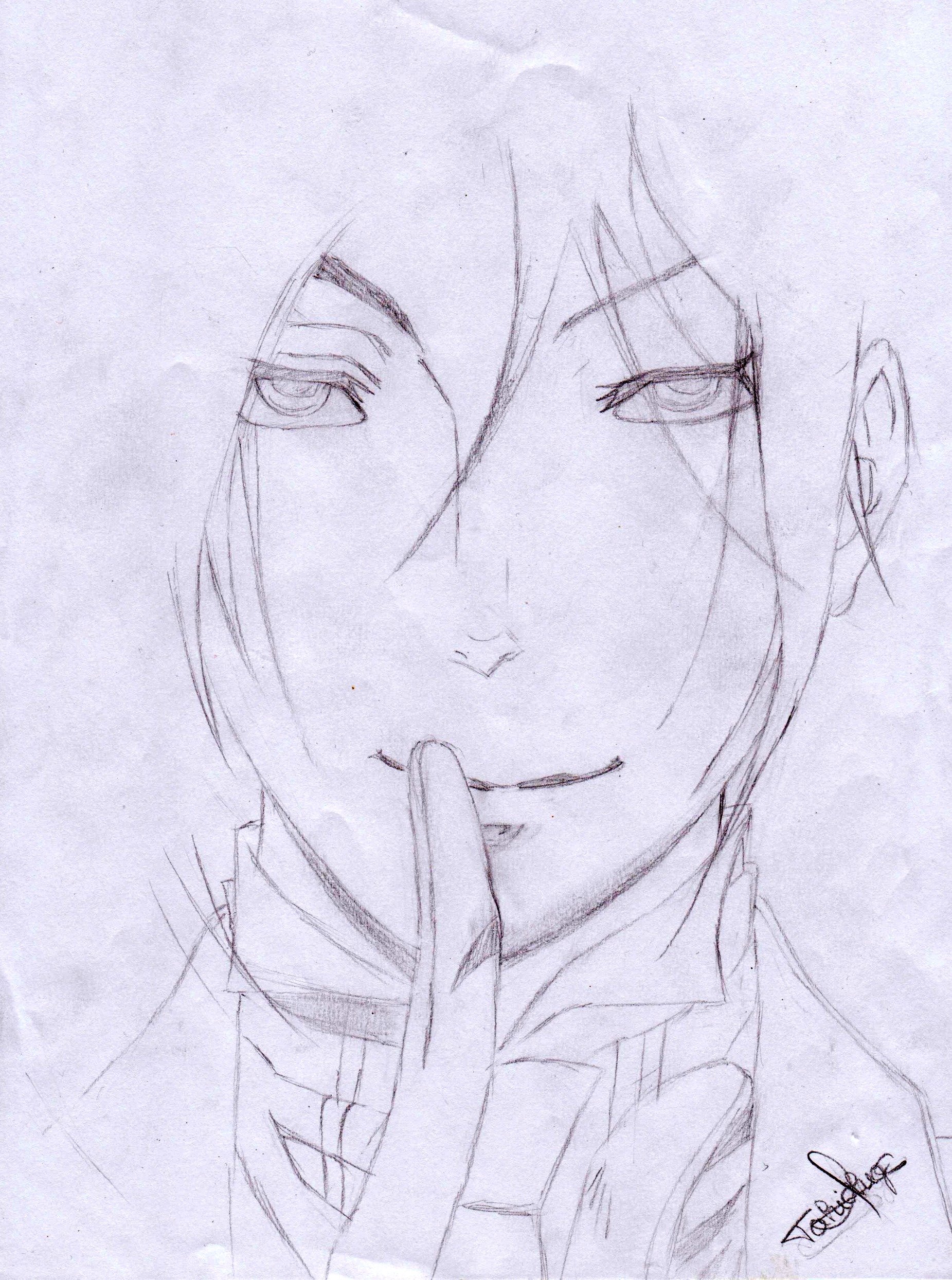 Wallpapers Art - Pencil Manga - Kuroshitsuji (Black Butler) Sebastian Michaelis