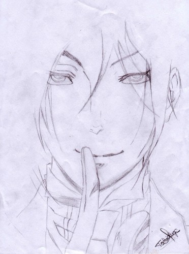 Wallpapers Art - Pencil Manga - Kuroshitsuji (Black Butler) Sebastian Michaelis