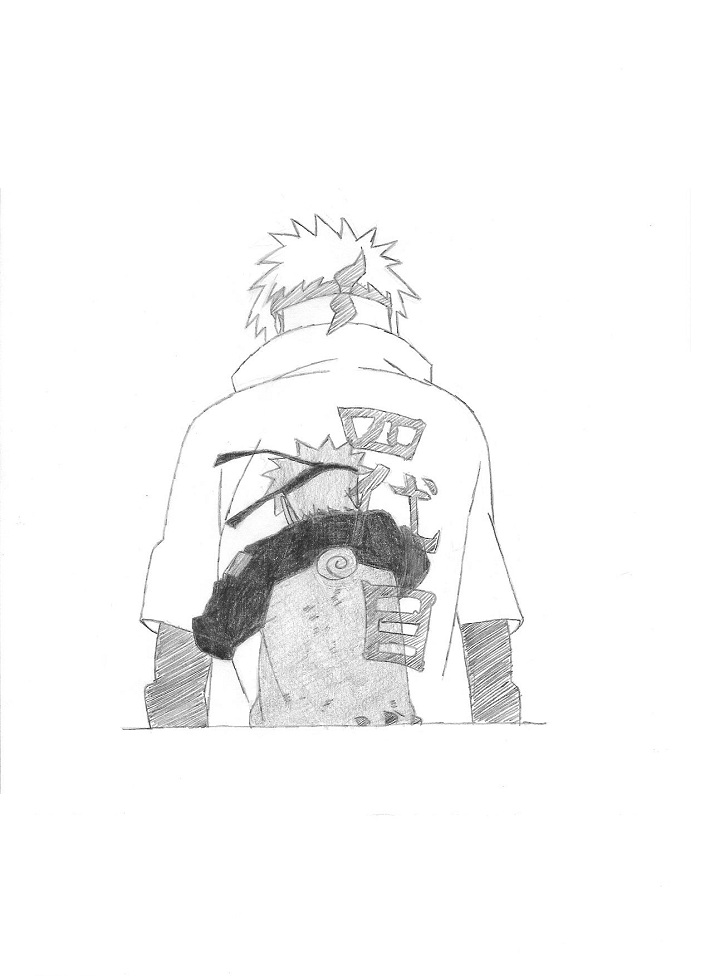 Wallpapers Art - Pencil Manga - Naruto Naruto - Yondaime