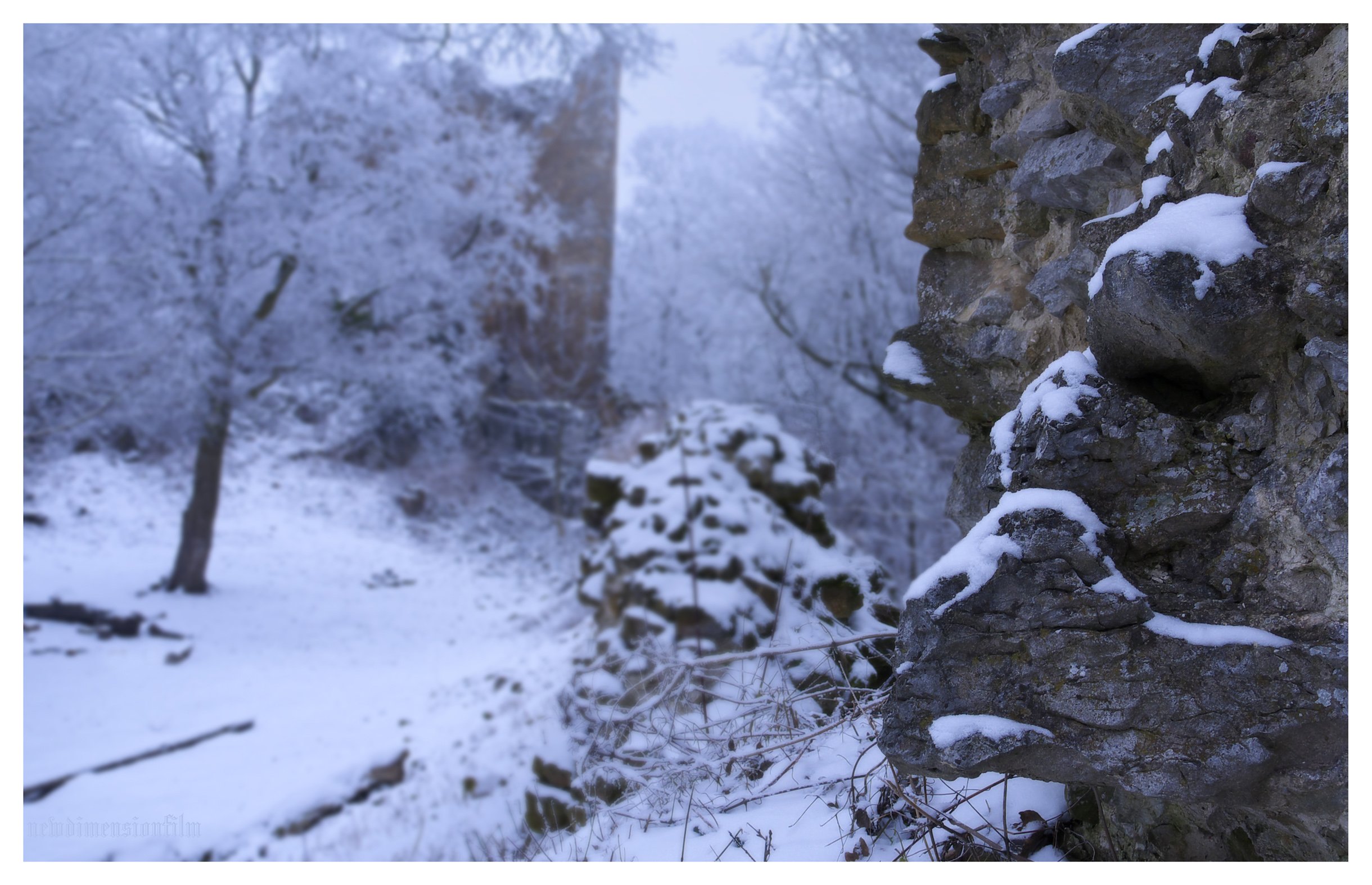 Fonds d'cran Constructions et architecture Ruines - Vestiges D'hiver, le froid et calme.4.