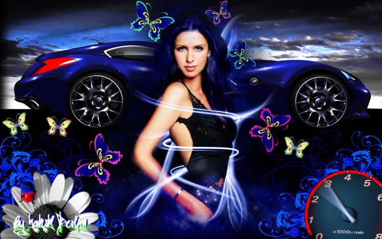 Wallpapers Cars Girls and cars Wallpaper N275263