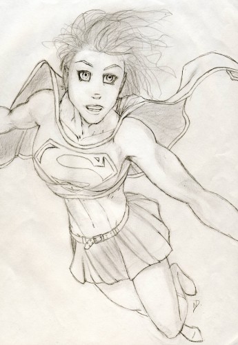 Wallpapers Art - Pencil Comics - Comics Supergirl