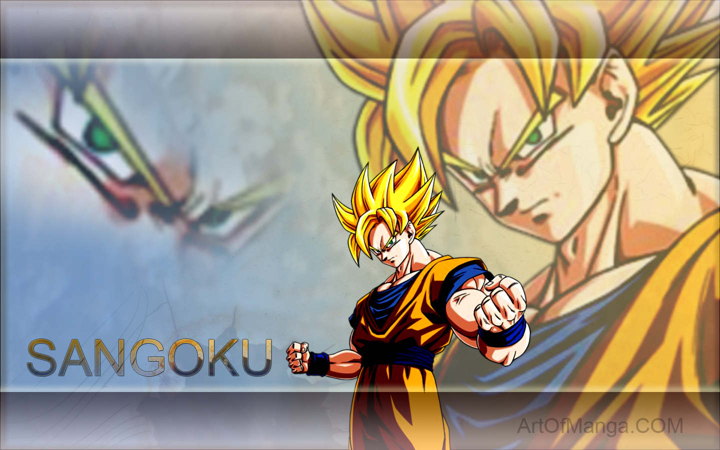 Wallpapers Manga Dragon Ball Z Sangoku Super Sayen