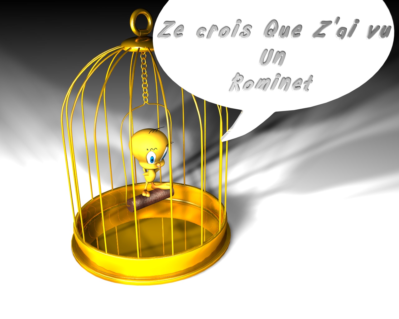 Fonds d'cran Art - Numrique 3D - Cinema 4D Tweety, ...