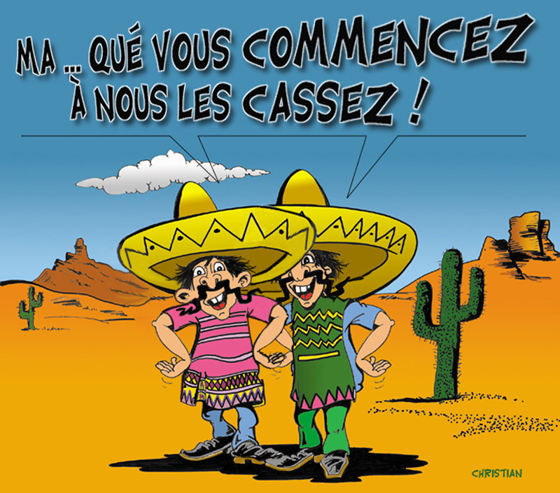 Fonds d'cran Humour Divers Relations franco-mxicaines ...