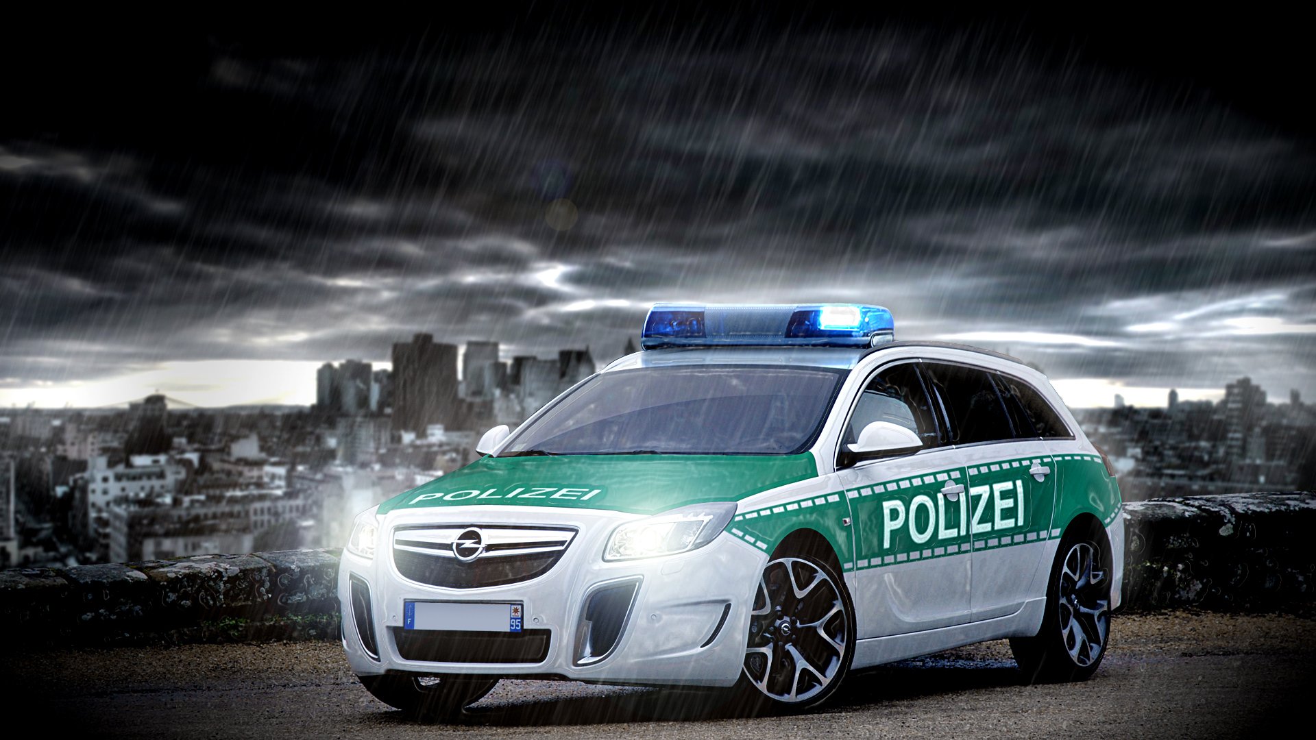 Fonds d'cran Voitures Opel insignia opel polizei 2