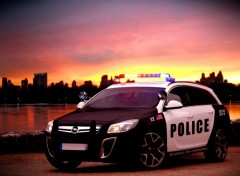 Wallpapers Cars insignia opc police NY