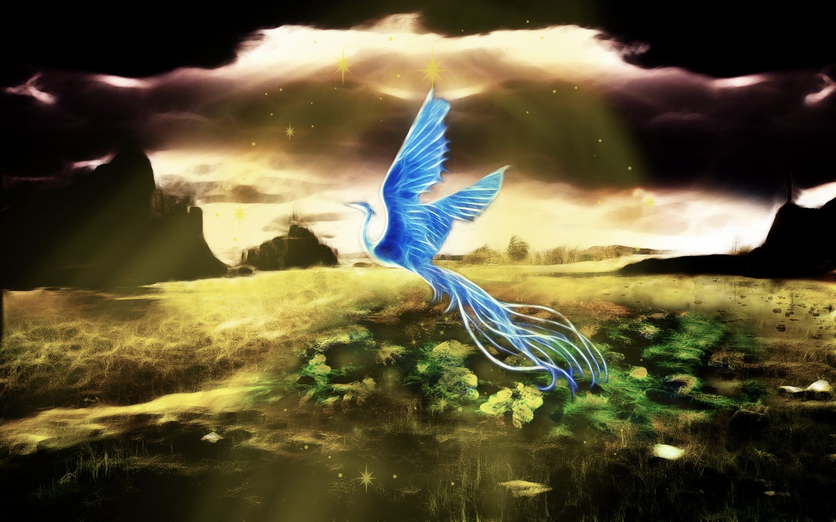 Wallpapers Fantasy and Science Fiction Creatures : Phoenix Bird