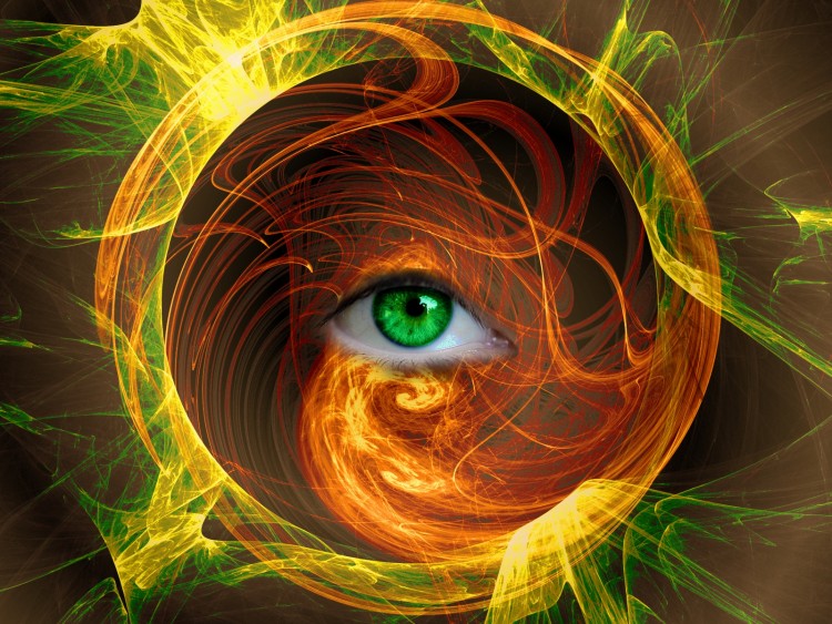 Wallpapers Digital Art Abstract Green eye