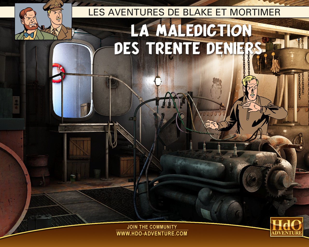 Fonds d'cran Jeux Vido Blake et Mortimer : La maldiction des trente deniers Blake et Mortimer Wall 004