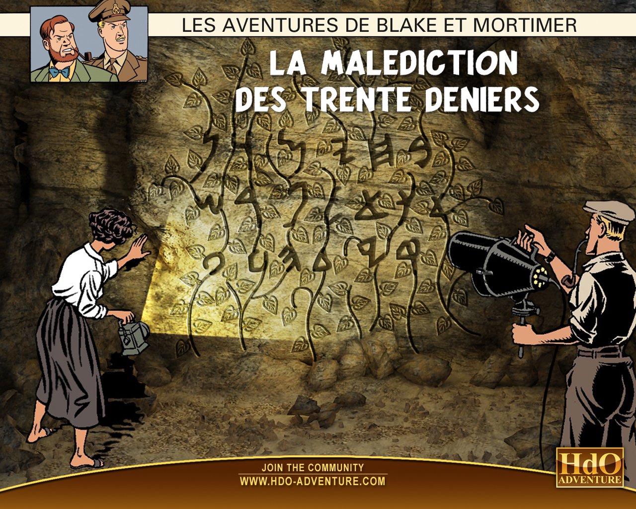 Fonds d'cran Jeux Vido Blake et Mortimer : La malédiction des trente deniers Blake et Mortimer Wall 005