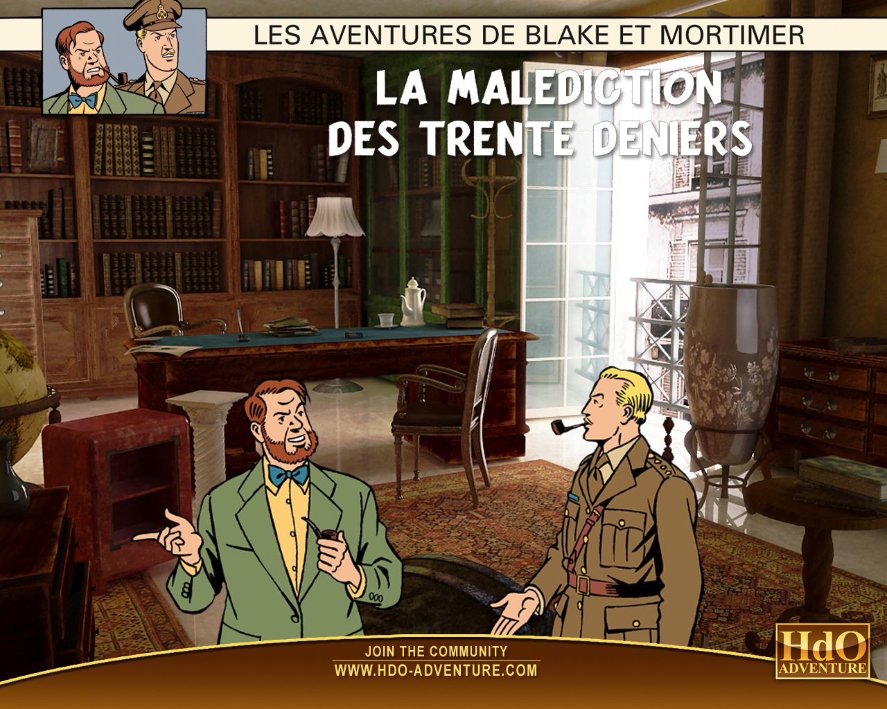 Fonds d'cran Jeux Vido Blake et Mortimer : La maldiction des trente deniers Blake et Mortimer Wall 008