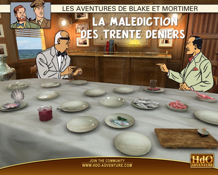 Fonds d'cran Jeux Vido Blake et Mortimer : La maldiction des trente deniers Blake et Mortimer Wall 002