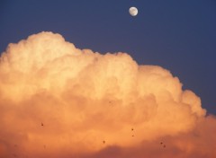 Wallpapers Trips : Europ lune et nuage