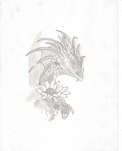 Fonds d'cran Art - Crayon Fantasy - Dragons Wallpaper N276424