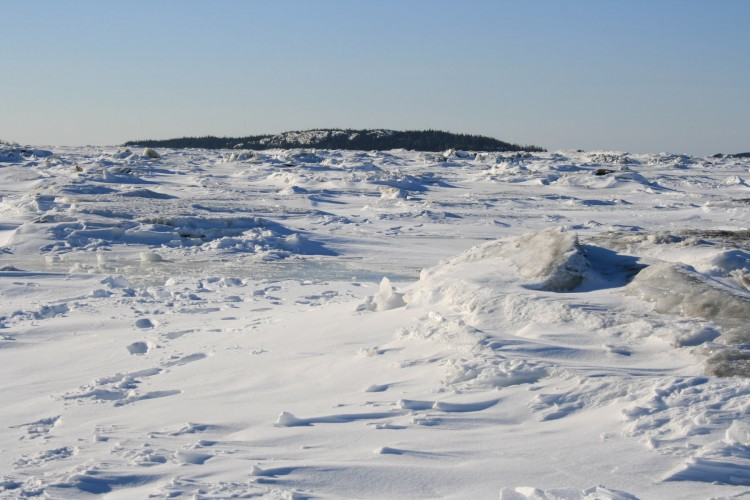 Wallpapers Nature Saisons - Winter Glace jusqu' l'ile