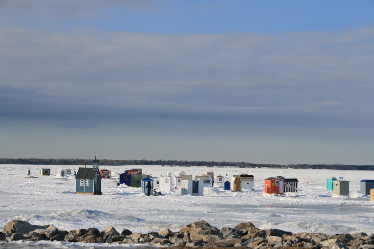 Wallpapers Nature Saisons - Winter Village de pche