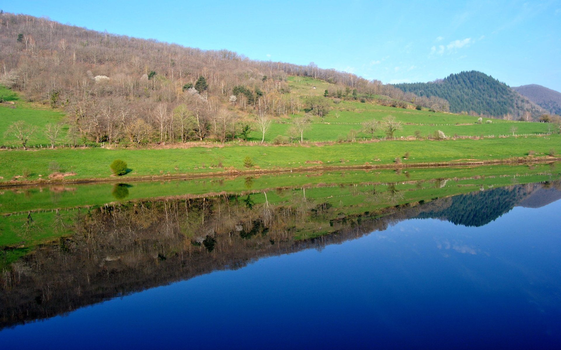 Fonds d'cran Nature Eau - Reflets Matin d t