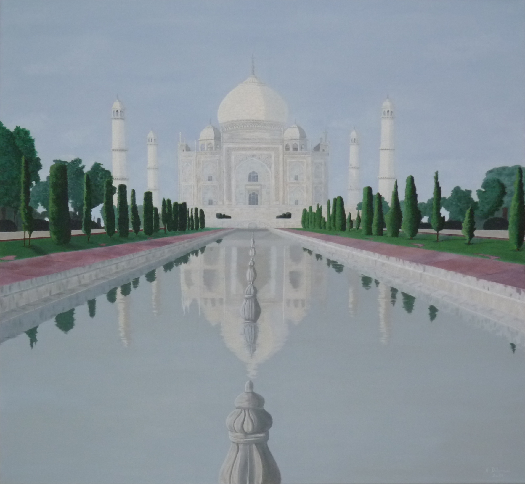 Wallpapers Art - Painting Constructions TAJ MAHAL