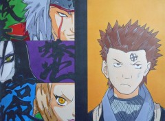 Fonds d'cran Art - Crayon Naruto - Team Sarutobi