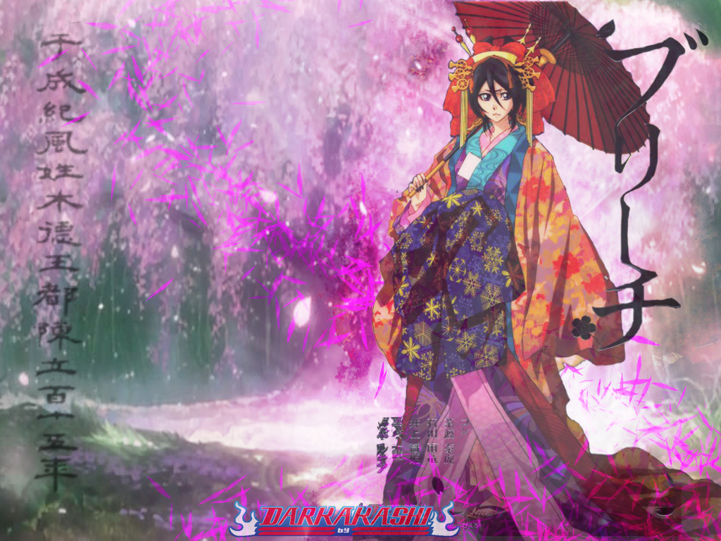 Wallpapers Manga Bleach rukia kimono