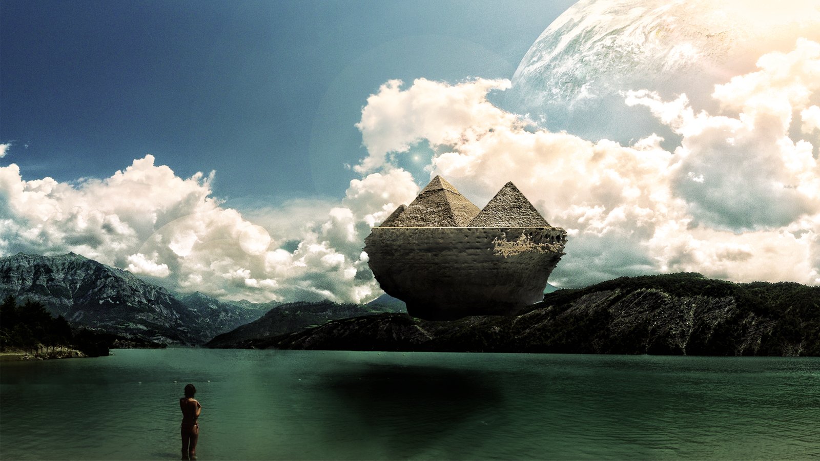 Wallpapers Digital Art Photomanipulation Pyramid