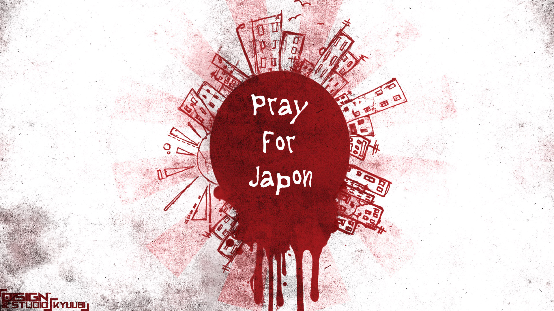 Fonds d'cran Art - Numrique Hommages pray for Japon 