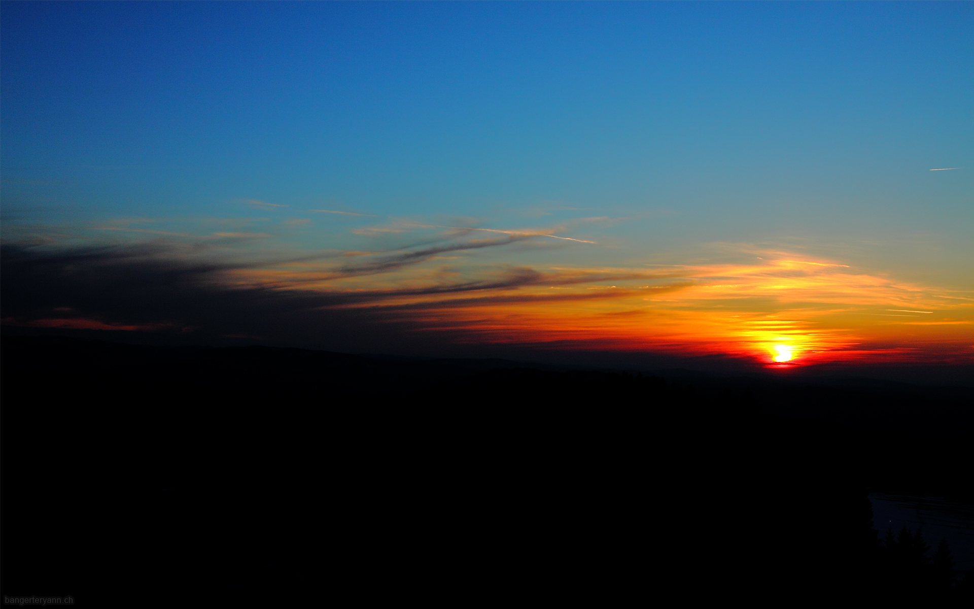 Fonds d'cran Nature Couchers et levers de Soleil Setting Sun