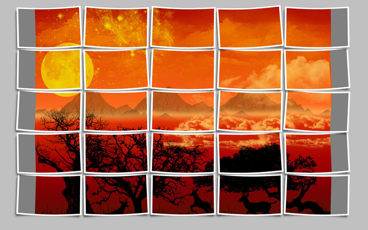 Wallpapers Digital Art Nature - Landscapes savane 