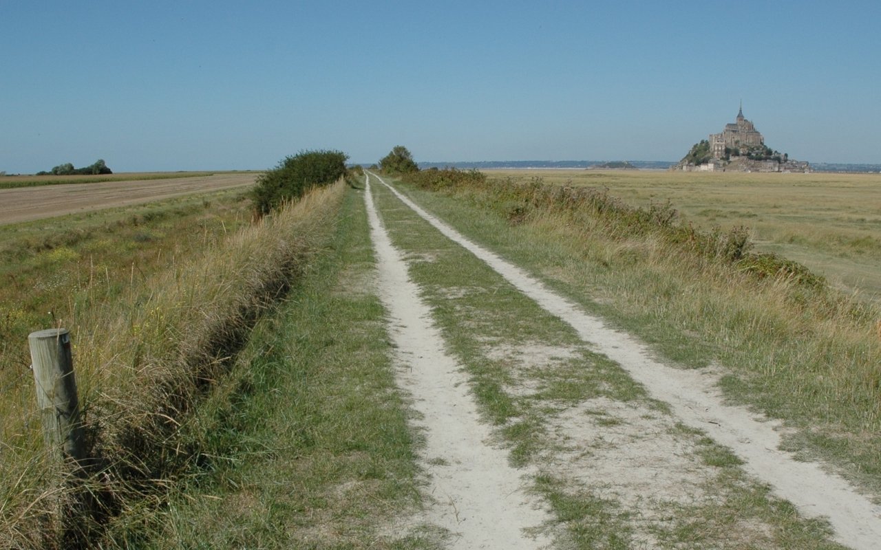 Fonds d'cran Nature Marais Sentier de grande randonne