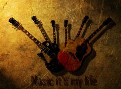 Fonds d'cran Art - Numrique Music it's my life