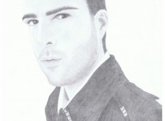 Fonds d'cran Art - Crayon Zachary Quinto