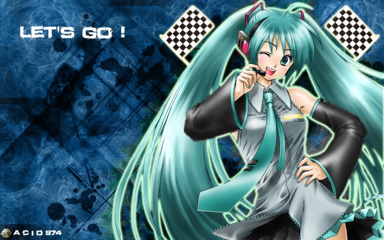 Fonds d'cran Manga Miku Hatsune  Vocalod