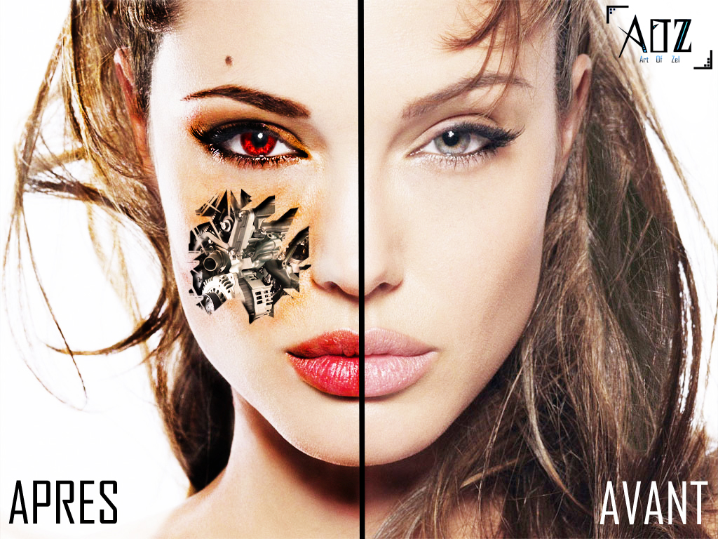 Wallpapers Digital Art Photomanipulation Wallpaper Angelina Jolie