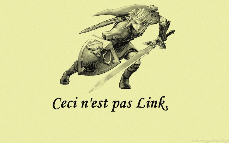 Fonds d'cran Jeux Vido Zelda Ceci n'est pas Link .