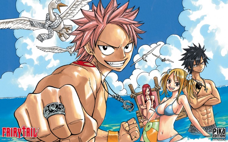 Fonds d'cran Manga Fairy Tail fairy tail beach