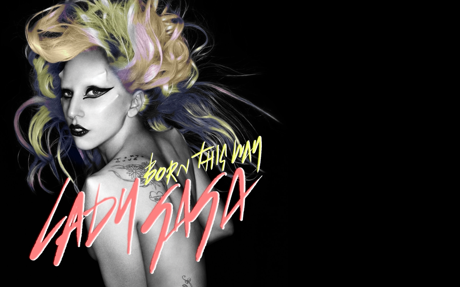 Fonds d'cran Musique Lady Gaga Born this way