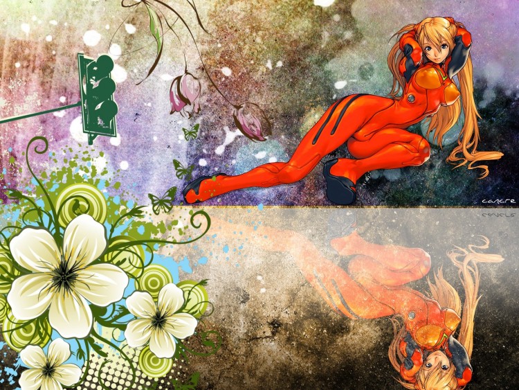 Wallpapers Manga Evangelion asuka