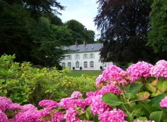 Fonds d'cran Constructions et architecture Maison fleurie