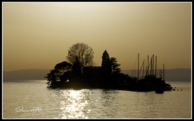 Fonds d'cran Nature Lacs - Etangs Coucher de soleil