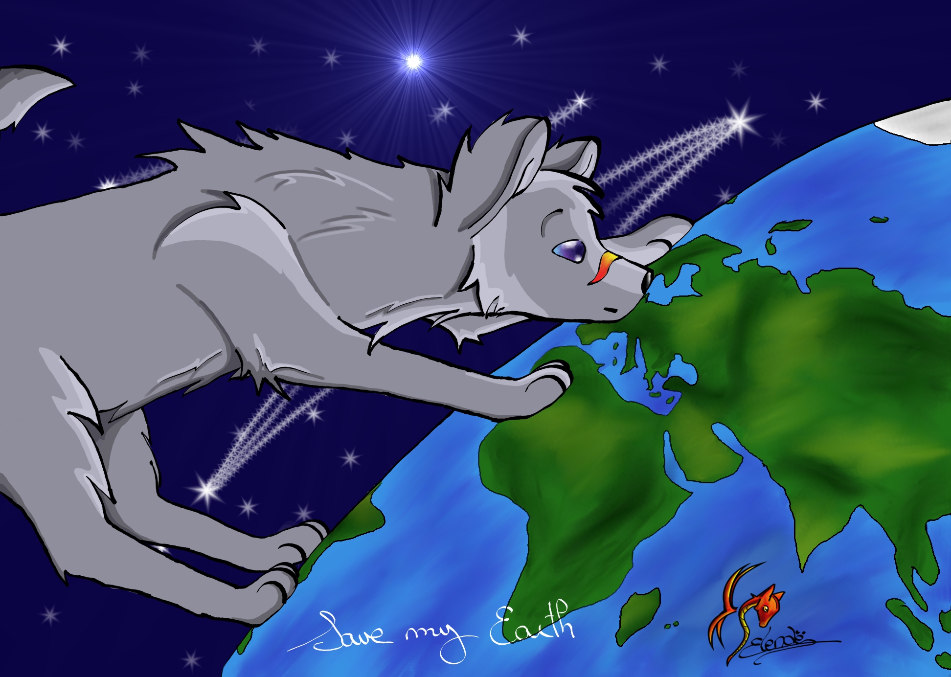 Wallpapers Digital Art Animals Save my Earth