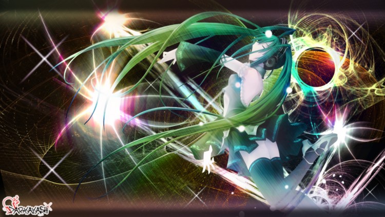 Fonds d'cran Manga Miku Hatsune  miku light