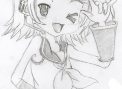 Fonds d'cran Art - Crayon vocaloid