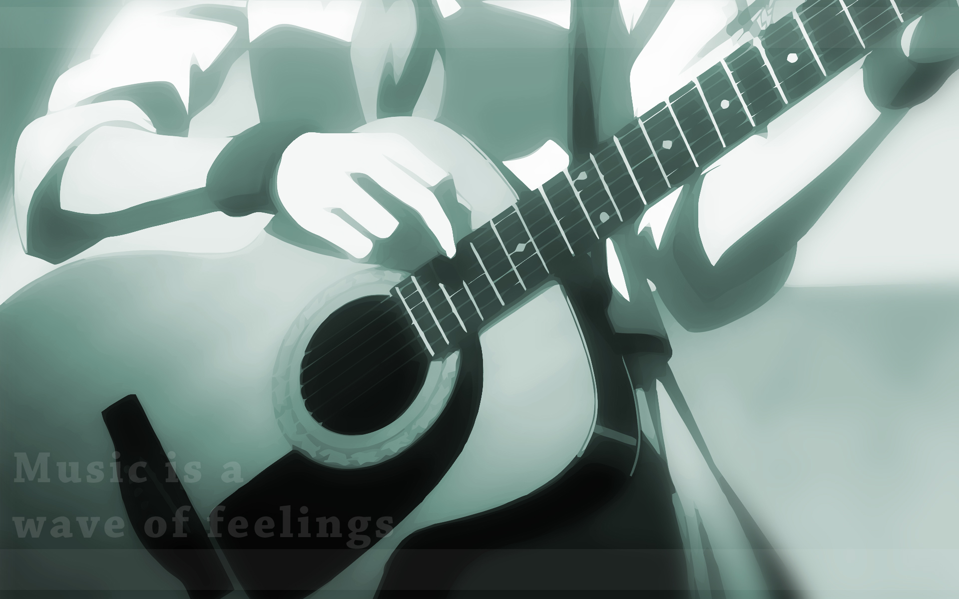 Wallpapers Manga Angel Beats [Nardoum] Angel Beats Guitare 2