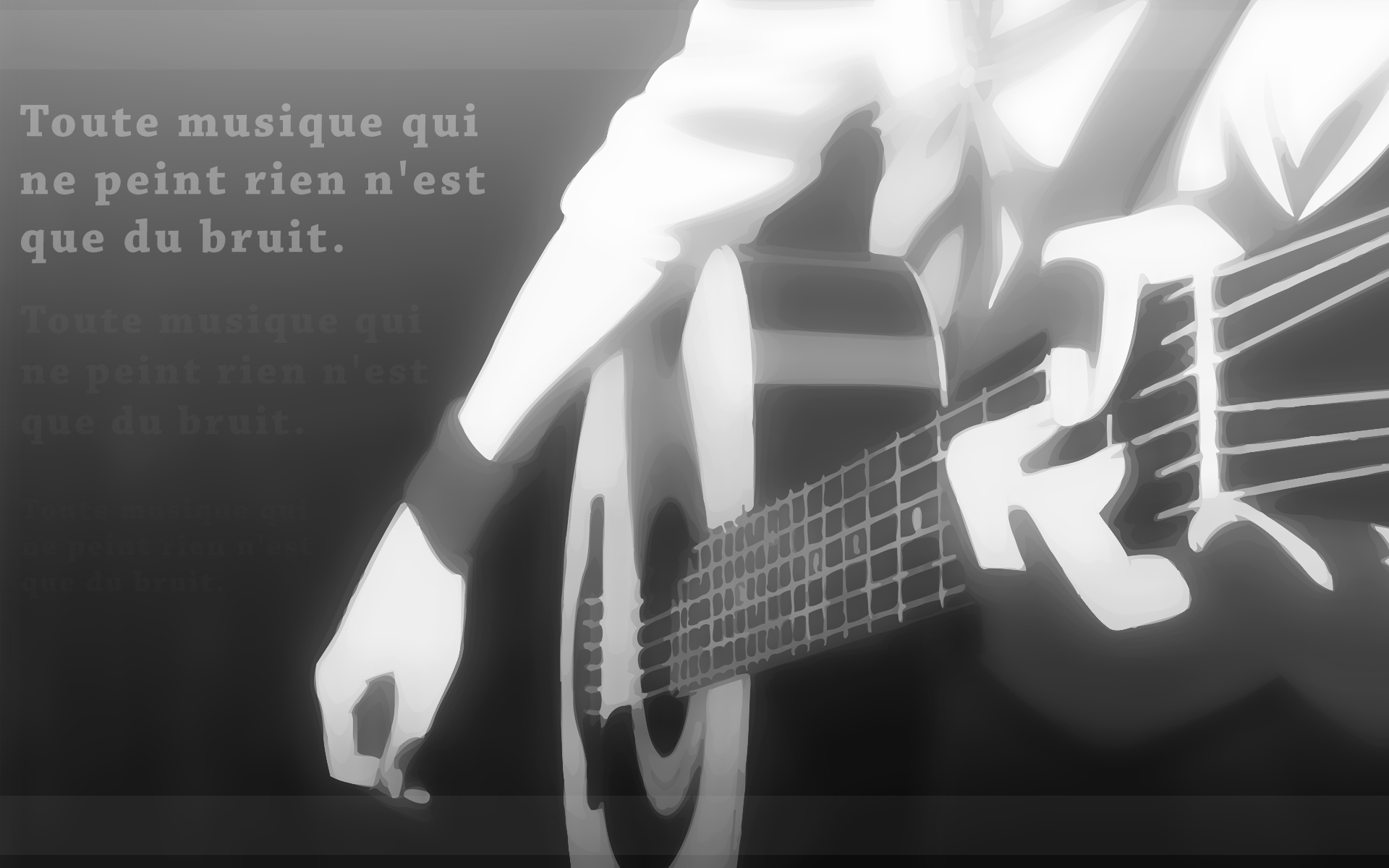 Fonds d'cran Manga Angel Beats [Nardoum] Angel Beats Guitare 3